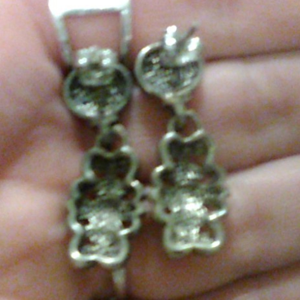 Silver earrings - Picture 4 of 7